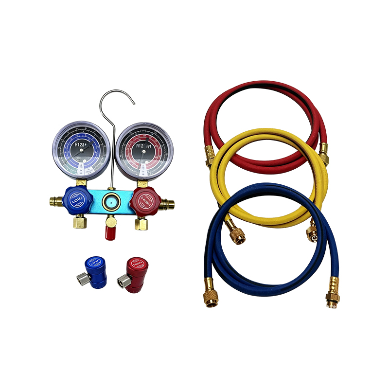 Juego de manómetros de colector R134a Mangueras de 72 pulgadas
