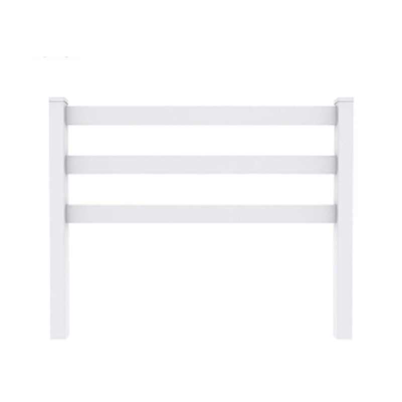 Panel de valla de caballo de PVC blanco Anti-UV para granja